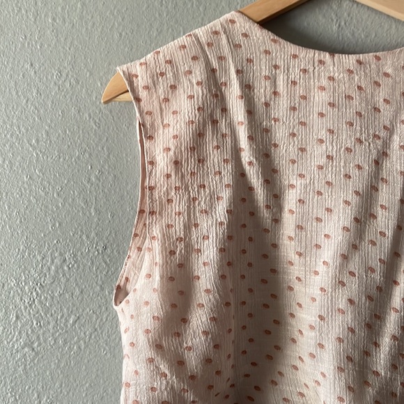 Blush Polka Dot Blouse - Picture 9 of 15